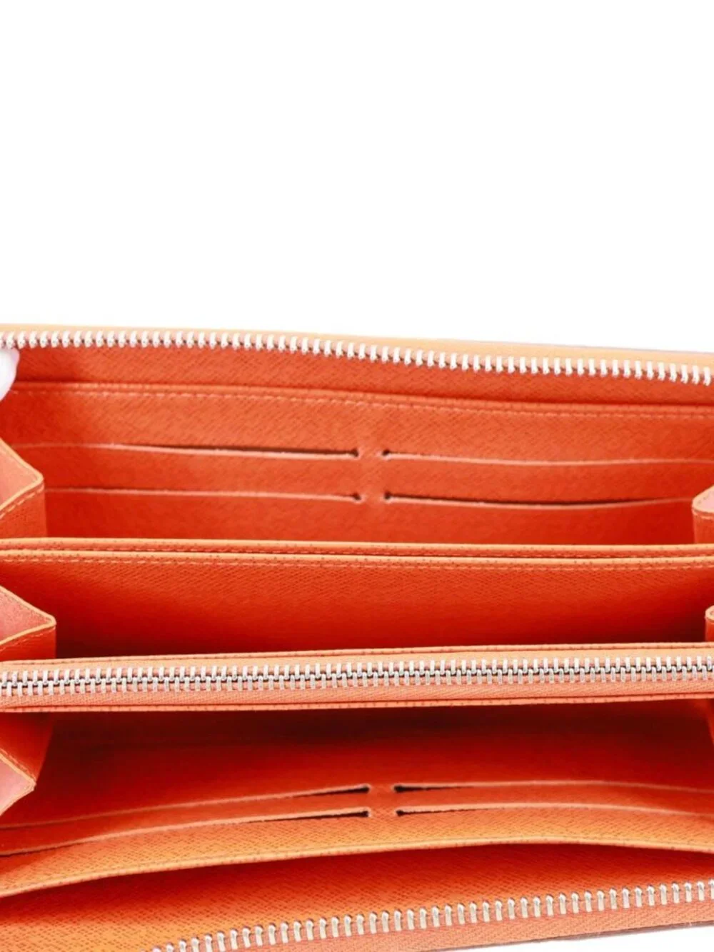 Louis Vuitton Zippy Epi Leather Wallet Orange